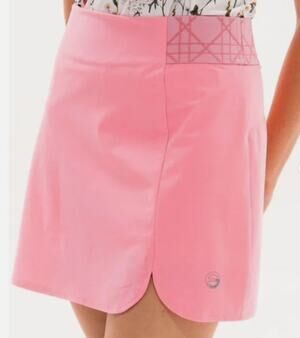 Foray Elastic Wide Waistband Skort A-Line Built In Shorts Sachet Pink Size Small
